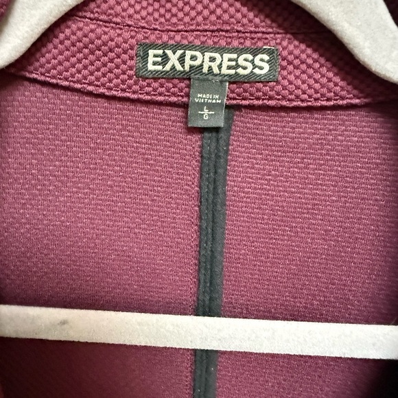 Express Maroon Moto Jacket - Picture 2 of 5